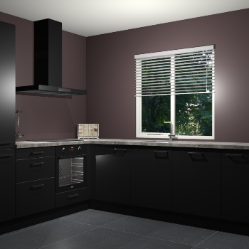 Zwart keuken Doha 37960