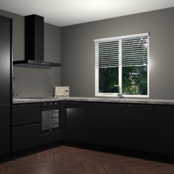 Zwart keuken Doha 37961