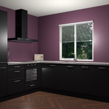 Zwart keuken Doha 37963