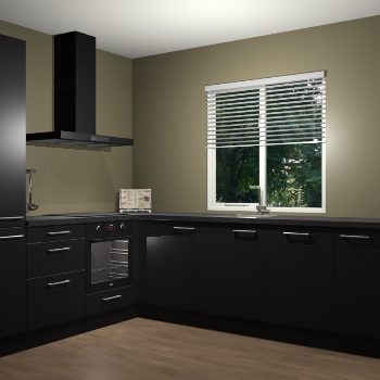 Zwart keuken Doha 37968