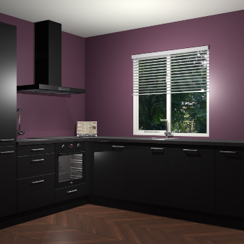 Zwart keuken Doha 37969