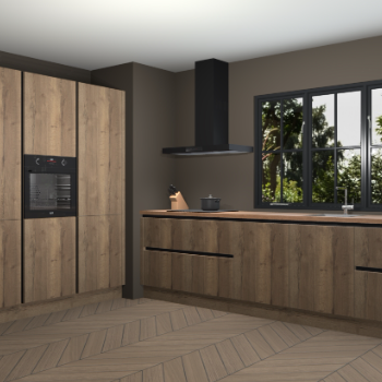 Chocolade eiken greeploze keuken Marseille 38851