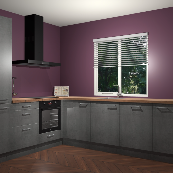 Beton Parelgrijs keuken Doha 38139