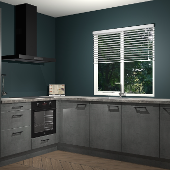 Beton Parelgrijs keuken Doha 38316