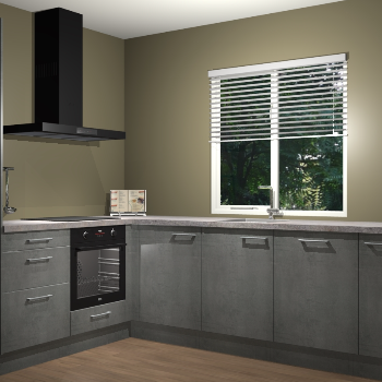 Beton Parelgrijs keuken Doha 38319