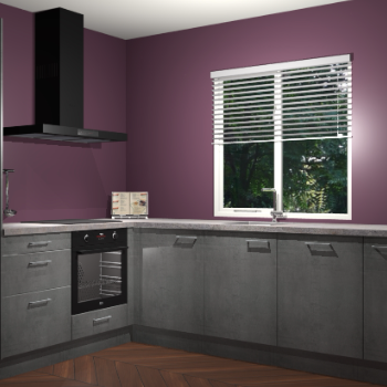 Beton Parelgrijs keuken Doha 38320