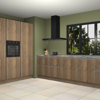 Chocolade eiken greeploze keuken Marseille 38866