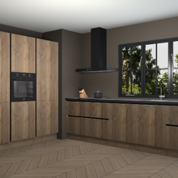 Chocolade eiken greeploze keuken Marseille 38881