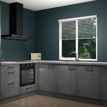 Beton Parelgrijs keuken Doha 38322