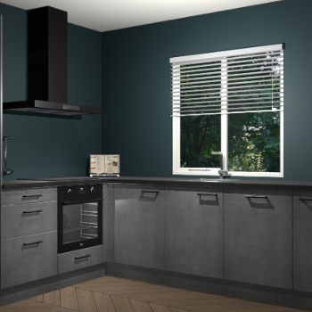 Beton Parelgrijs keuken Doha 38328