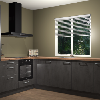 Beton Antraciet keuken Doha 38412