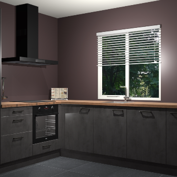 Beton Antraciet keuken Doha 38416