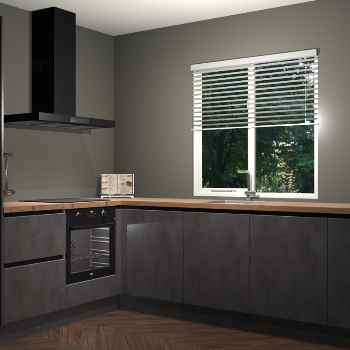 Beton Antraciet keuken Doha 38417