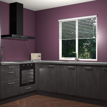 Beton Antraciet keuken Doha 38419