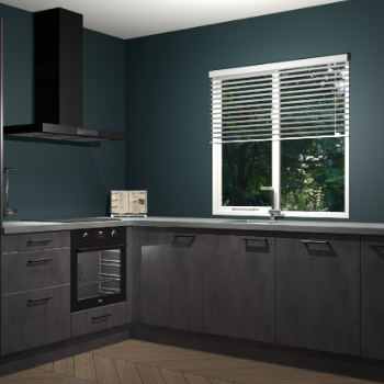 Beton Antraciet keuken Doha 38421