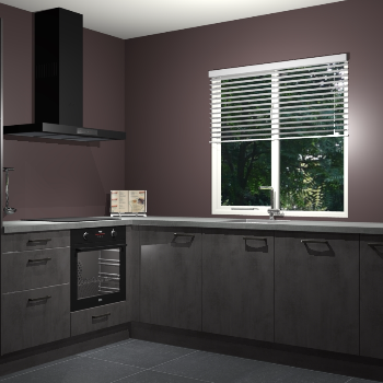 Beton Antraciet keuken Doha 38422