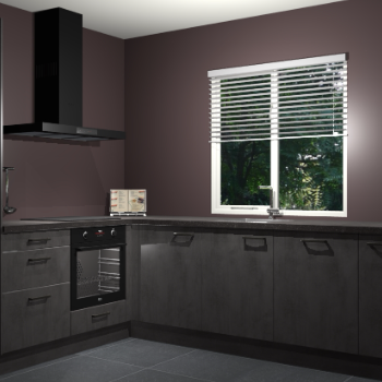 Beton Antraciet keuken Doha 38428