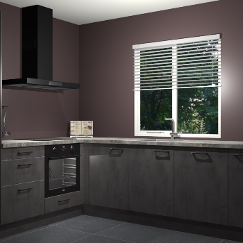 Beton Antraciet keuken Doha 38434