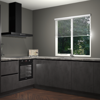 Beton Antraciet keuken Doha 38435