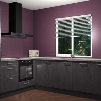 Beton Antraciet keuken Doha 38437