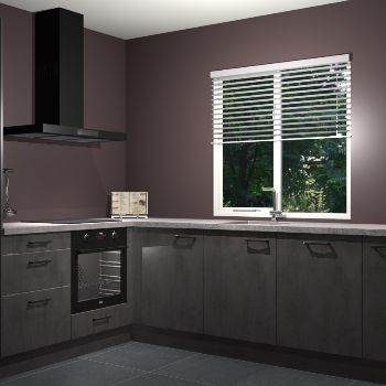 Beton Antraciet keuken Doha 38440