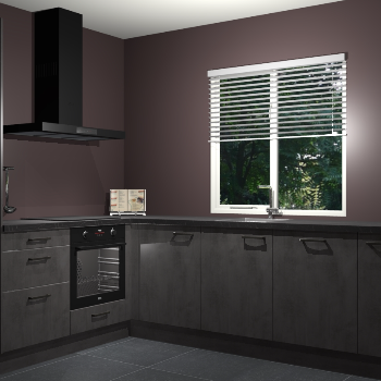 Beton Antraciet keuken Doha 38446