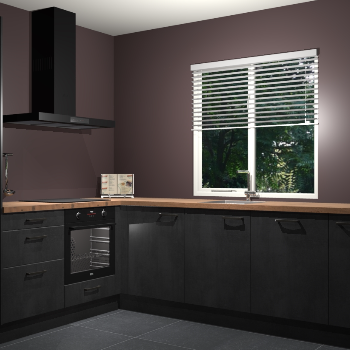 Beton Zwart keuken Doha 38480