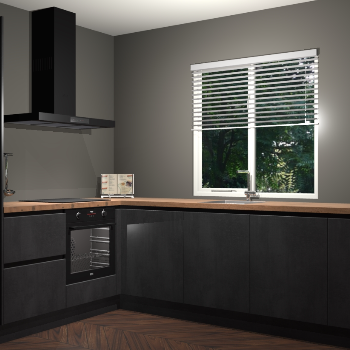 Beton Zwart keuken Doha 38481