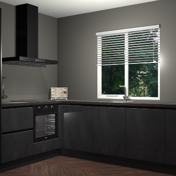 Beton Zwart keuken Doha 38493