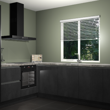 Beton Zwart keuken Doha 38496