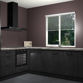 Beton Zwart keuken Doha 38498