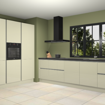 Magnolia hoogglans greeploze keuken Marseille 39006