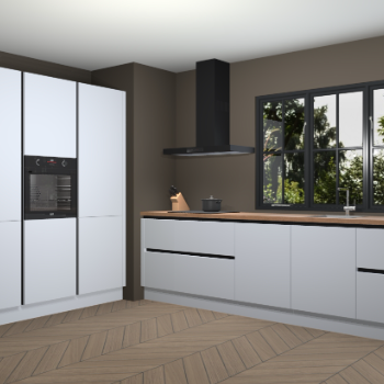 Sneeuwwitte greeploze keuken Marseille 39079