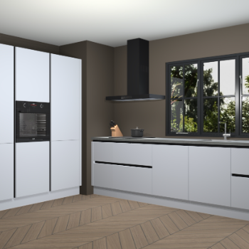 Sneeuwwitte greeploze keuken Marseille 39106