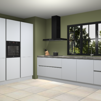 Sneeuwwitte greeploze keuken Marseille 39115