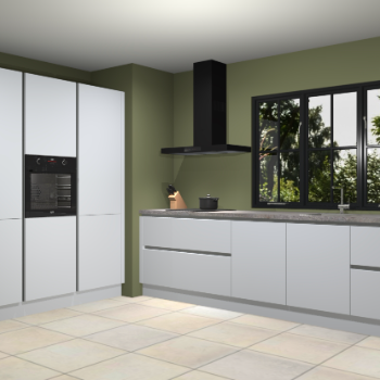 Sneeuwwitte greeploze keuken Marseille 39121