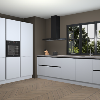 Sneeuwwitte greeploze keuken Marseille 39124