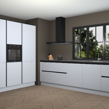 Sneeuwwitte greeploze keuken Marseille 39130