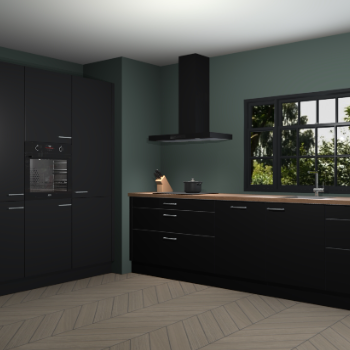 Zwarte keuken Marseille 39282