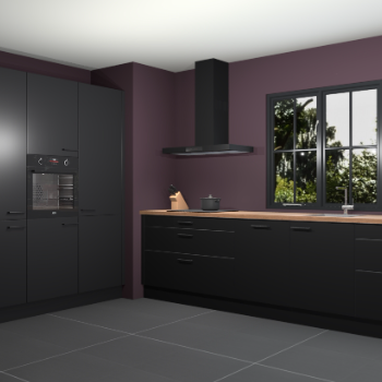 Zwarte keuken Marseille 39287