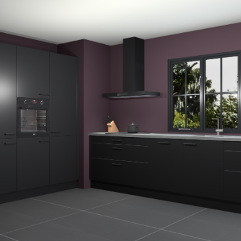 Zwarte keuken Marseille 39291