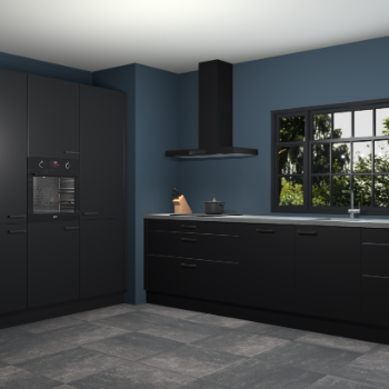 Zwarte keuken Marseille 39292