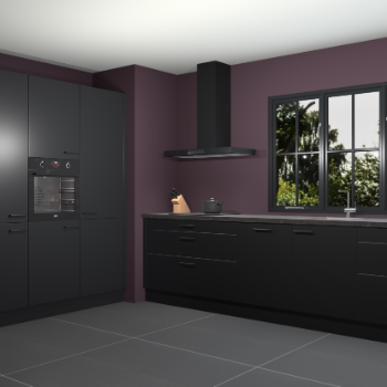 Zwarte keuken Marseille 39297