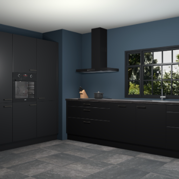 Zwarte keuken Marseille 39298