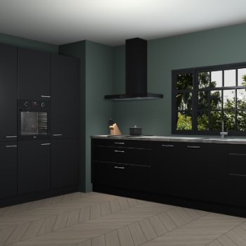 Zwarte keuken Marseille 39301