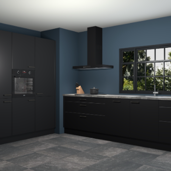 Zwarte keuken Marseille 39304