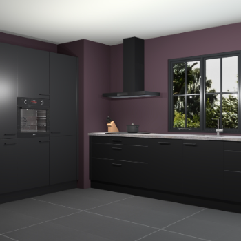 Zwarte keuken Marseille 39310