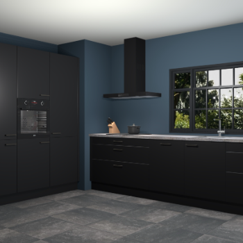 Zwarte keuken Marseille 39311