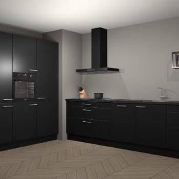 Zwarte keuken Marseille 39313