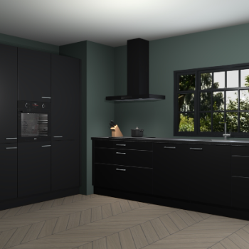 Zwarte keuken Marseille 39314